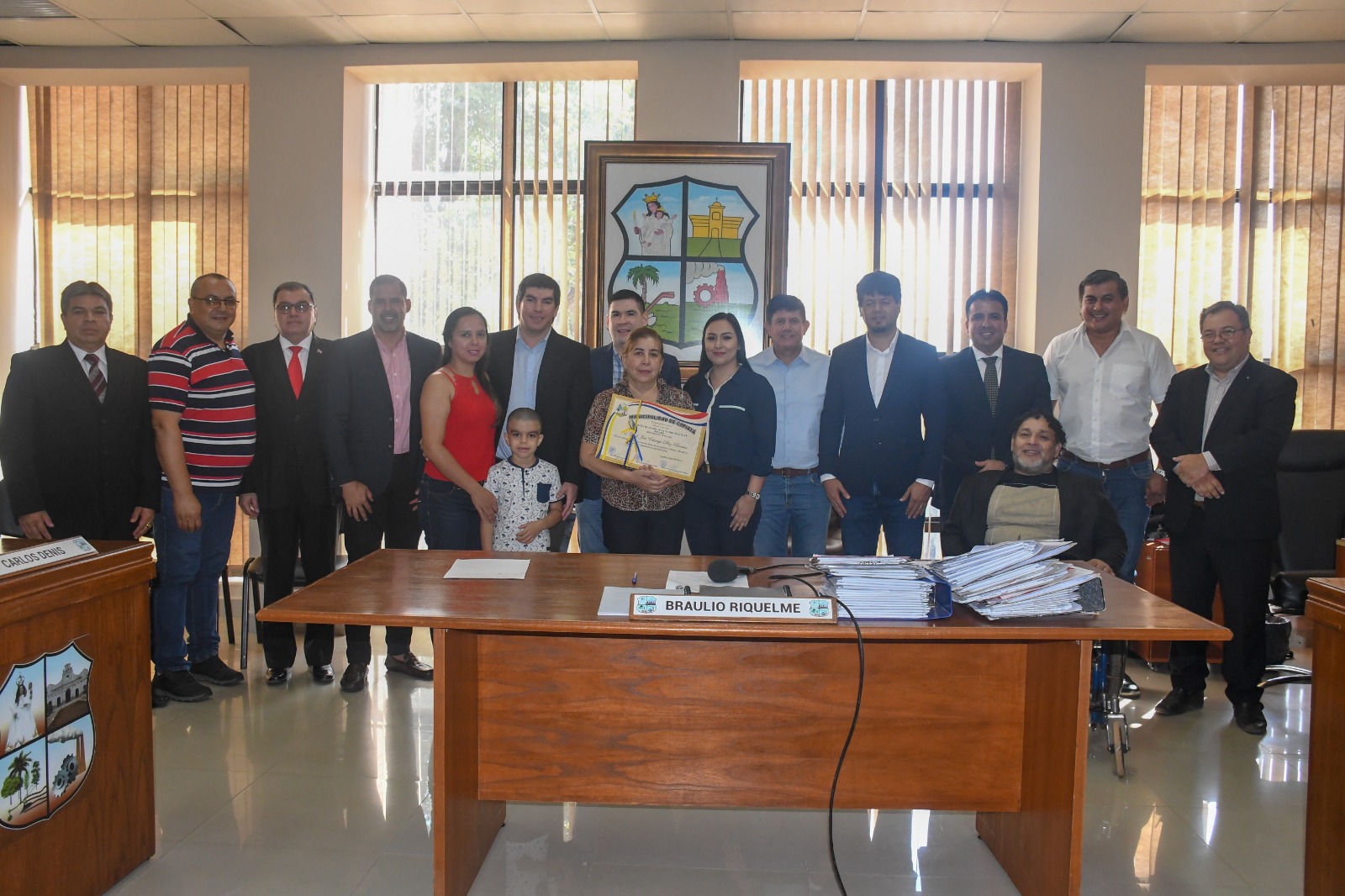 Merecido reconocimiento como “Hijo Dilecto de la ciudad de Capiatá” al Prof. José Eduvigis Díaz Barrios, ex concejal municipal periodo 2006/2010
